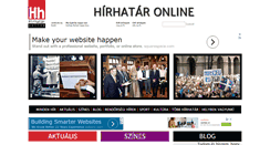 Desktop Screenshot of hirhatar.hu